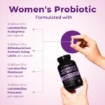 Nutratology Probiotics for Women | Canadian-Made | 40 Billion CFUs Per Capsule | 80 Billion CFUs Per Serving - Bloating Relief & Digestion - 4 Strains of Women's Probiotic for Gut Health - 60 Capsules - Image 4