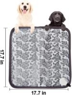 Pet Heating Pad for Cats Electric Heated Bed Mat for Kitty Waterproof Cat Warming Pad Outdoor Pet Heated Pad (18" * 18" Rose) - Image 7