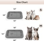 LESYPT Cat Bed 15" x 10" Non-Slip Pet Bed for Curled Sleep, Machine Washable Indoor Cat Mat for Crate Carrier Tree Windowsill, Size S - Image 8