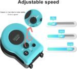 Automatic Cat Toy with 3 Anchors - Interactive Shape-Chasing Game for Indoor Cats, Mimics Real Mouse Sounds, 3 Speed Levels for Exercise & Boredom Relief, Durable Chew-Proof Design (Blue) - Image 4
