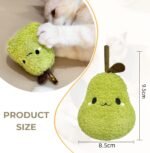 Durable and Interactive Catnip Toy Teething Silvervine Stick Cat Toy: Chewing Stick, Grinding Teeth Rod, and Chewable Cat Doll for Your Pet's Entertainment (Pear Green) - Image 7