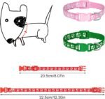 12 Pcs Puppy Collar, Puppy ID Collar Adjustable Identification Puppy Whelping Safety Collars Reusable Washable for Breeders Little Dogs and Cats Neck - 8~12 Inches - Image 3