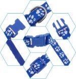 12 Pcs Puppy Collar, Puppy ID Collar Adjustable Identification Puppy Whelping Safety Collars Reusable Washable for Breeders Little Dogs and Cats Neck - 8~12 Inches - Image 4