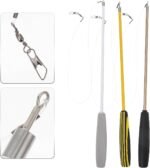 3Pcs Interactive Indoor Cat Teasers Wand Three-Section DIY Cat Wand Kit Household Random Color - Image 9