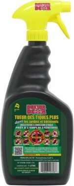 Doktor Doom Tick Killer Plus for Yards & Buildings w/Trigger Spray, Made in Canada, 1L - Image 3