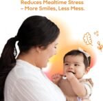 NumNum Baby Spoons Set, Baby Essentials Pre-Spoon GOOtensils for 6+ Months, First Stage Self-Feeding Spoons for Baby Led Weaning (BLW), Silicone Toddler Utensils, BPA-Free, 2 Pack Gray/Green - Image 10