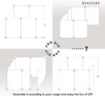 MEEXPAWS Cat Litter Box Enclosure Splash Guard Extra Large 28L × 21.5W x 18H inch, Light Weight Plastic Sheets with Cat Litter Mat Easy Clean (White) - Image 7