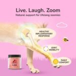 kin+kind Hip+Joint Supplement Dogs & Cats - Vet Formulated Natural Formula with Organic Turmeric, Black Pepper and Coconut - Made in USA - 226.8 g (Large) - Image 3