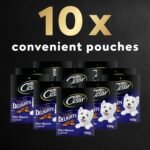 CESAR DOUBLE DELIGHTS Dog Treats, For Small Breed Adult Dogs, Filet Mignon Flavour, No Artificial Flavours, No Artificial Colours, Less Than 3 Calories Each, 150g Pouch - Image 7