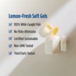 Nordic Naturals Omega-3 Soft Gels - Omega-3 Essential Fatty Acids Aid in Cognition, Heart Health, and Immune Support, Lemon Flavor, 60 Count - Image 6