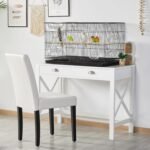 YAHEETECH 30-inch Rectangle Stackable Breeding Flight Parakeet Bird Cage for Finches Budgies Cockatiels Conures Lovebirds Canaries Parrots w/Slide-Out Tray, Black - Image 3