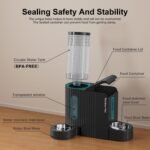 Gardner Pet Automatic Gravity Cat Food Feeder and Water Dispenser Stainless Steel 2-in-1 Set Large Capacity Dispenser for Pets Dogs, Puppies, Kittens - Image 9