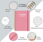 Fitness Journal for Women & Men - A5 Workout Journal/Planner Daily Exercise Log Book to Weight Loss, Gym, Muscle Gain, Bodybuilding Progress - Daily Personal Health & Wellness Tracker, Spiral-Bound, - Image 3