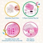 Battat – Play Circle – Pet Carrier – Stuffed Animal Kitten – Plush Toys – Pretend Play – 3+ Years - Image 3