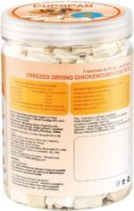 Freeze-Dried Chicken Cat Treats, Chicken Cube Snacks for Pets, Single Ingredient Chickens Dog Treat Bite-Sized Pieces - Image 9