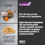 PureBites+ Freeze Dried Dog Treat 3.0oz (85g) | Gut & Digestion | 5 Ingredients | Freeze Dried in USA | Packaged & Prepared in Canada - Image 4