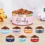 Personalized Dog Food and Water Bowl, Stainless Steel Dog Bowls, Customized Dog Food Bowls with Dog's Name, Easy to Clean, Drop and Slip Resistant - Image 3