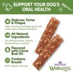 WHIMZEES WHZ326 14 Count Natural Grain Free Dental Dog Treats, Veggie Strip, Medium - Image 4
