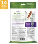 WHIMZEES WHZ326 14 Count Natural Grain Free Dental Dog Treats, Veggie Strip, Medium - Image 9