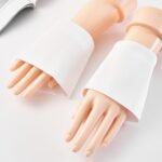 Detachable Dickey Collar Lapel Choker and Wrist Cuffs Set - False Sleeves for Women's Skirt Dress - Image 7