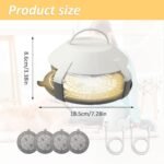 Flea Traps Lamp Home, 2 Packs, Trapping Fleas, Moths and Other Phototaxis Animals with LED, Odorless, Non-Toxic, - Image 3