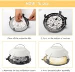 Flea Traps Lamp Home, 2 Packs, Trapping Fleas, Moths and Other Phototaxis Animals with LED, Odorless, Non-Toxic, - Image 4