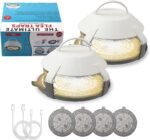 Flea Traps Lamp Home, 2 Packs, Trapping Fleas, Moths and Other Phototaxis Animals with LED, Odorless, Non-Toxic, - Image 5
