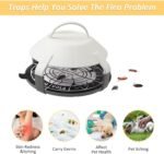 Flea Traps Lamp Home, 2 Packs, Trapping Fleas, Moths and Other Phototaxis Animals with LED, Odorless, Non-Toxic, - Image 7
