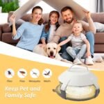 Flea Traps Lamp Home, 2 Packs, Trapping Fleas, Moths and Other Phototaxis Animals with LED, Odorless, Non-Toxic, - Image 8