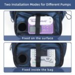 Feeding Tube Backpack for G Tube Gtube Feeding - 13.8" Upgraded Modified Enteral Feeding Pump Backpack for Teenagers/Adults/Blue - Image 4