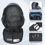 Feeding Tube Backpack for G Tube Gtube Feeding - 13.8" Upgraded Modified Enteral Feeding Pump Backpack for Teenagers/Adults/Blue - Image 5