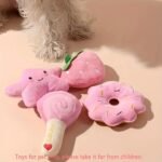 Small Dog Toys, Squeaky Dog Toy for Small Dogs- Pink Cute Puppy Toys, 4 Packs Pet Chew Toys for Fun, Interactive Dog Plush Toys for Puppies, Doggie Birthday Gifts - Image 10