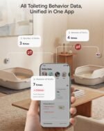 AI Cat Health Monitoring Litter Box Camera – Records Toileting Behavior, Alerts for UTI/Diarrhea, Fits Automatic & Standard Boxes, Multi-Cat Support, Night Vision (Grey) - Image 7