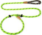lynxking Slip Lead Dog Leash Reflective, 6 FT x 1/2" Heavy Duty Comfortable Strong Rope Leash for Large, Medium Dogs, No Pull Pet Training Leash (Light Green, Large 1/2in x 6ft-Slip Lead) - Image 10