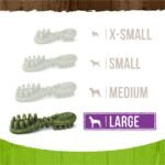 Merrick Fresh Kisses Coconut Oil + Botanicals Large Brush Dental Dog Treat - Value Box (16 ct) - Image 8