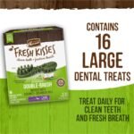 Merrick Fresh Kisses Coconut Oil + Botanicals Large Brush Dental Dog Treat - Value Box (16 ct) - Image 9