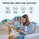 Skin & Coat Organic Dog Treats - Peanut Butter - Natural Supplements for Allergy, Dry & Itching Skin - With Kelp, Flaxseed & Sophora Japonica | Vet Approved, Made in Canada, Non-GMO - 170g (Pack of 1) - Image 6