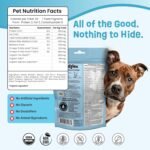 Skin & Coat Organic Dog Treats - Peanut Butter - Natural Supplements for Allergy, Dry & Itching Skin - With Kelp, Flaxseed & Sophora Japonica | Vet Approved, Made in Canada, Non-GMO - 170g (Pack of 1) - Image 7