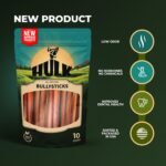 6-inch Bully Sticks for Dogs, Odour-Free Bully Sticks for Medium and Large Dogs All Natural & Single Ingredient, Beef Dog Treat Long Lasting Chews for Oral Care (Pack of 10) - Image 3