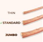 6-inch Bully Sticks for Dogs, Odour-Free Bully Sticks for Medium and Large Dogs All Natural & Single Ingredient, Beef Dog Treat Long Lasting Chews for Oral Care (Pack of 10) - Image 4