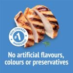 Friskies Party Mix Cat Treats, Naturals Gourmet Crunch with Real Chicken - 510 g Cannister (3 Pack) - Image 5