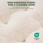 BALANCE Cat Bed Kitten Bed, Washable Round Cat Beds for Indoor Cats, Super Soft Plush Faux Fur Pet Bed for Puppy and Kitten with Anti-Slip Bottom - Image 4