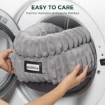 BALANCE Cat Bed Kitten Bed, Washable Round Cat Beds for Indoor Cats, Super Soft Plush Faux Fur Pet Bed for Puppy and Kitten with Anti-Slip Bottom - Image 8