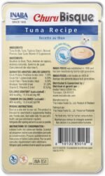INABA Churu Bisque for Cats, Creamy Lickable Purée Side Dish with Vitamin E, 39 Grams per Pouch, 12 Pouches, Tuna Recipe - Image 8