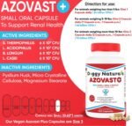 Azovast Plus Kidney Health Supplement for Dogs & Cats, 120ct - NO Refrigeration Required - Help Support Kidney Function & Manage Renal Toxins - Renal Care Supplement Capsules - Image 3
