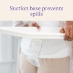 Lansinoh Silicone Breast Pump for Breastfeeding with Suction Base, 4 Ounces, Portable and Lightweight, Includes Neck Strap and Protective Lid, 1 Count - Image 7