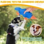 Vitscan Squeaky Dog Toys for Aggressive Chewers Large Breed, Large Dog Toys for Big Dogs, Stuffed Platypus Tough Plush Dog Toy,Interactive Dog Chew Toy/Puppy Chew Toys/Pet Toys for Small Dogs - Image 4