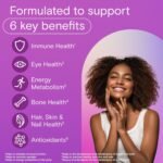 One A Day Women's Multivitamin Gummies - Daily Gummy Vitamins For Women With Vitamins A, C, D And Zinc To Support Immune Function, Biotin For Healthy Hair, Skin And Nails, And More, 60 Gummies - Image 4