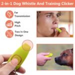Dog Training Kit - Treat Pouch, Pet Training Fanny Pack, 2 Puppy Training Clickers, Ultrasonic Silent Whistle, 2-in-1 Whistle Clicker, Clicker Training Guide Booklet, Dog Poop Bag (Black) - Image 7