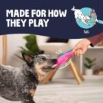 goDog 70946-98997-024 Gators Just for Me Plush Squeaker Dog Toy, Mini, 1 Count, Pink - Small (437398) - Image 6